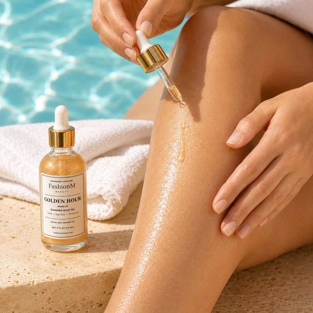 Golden Hour Vanilla Shimmer Body Oil