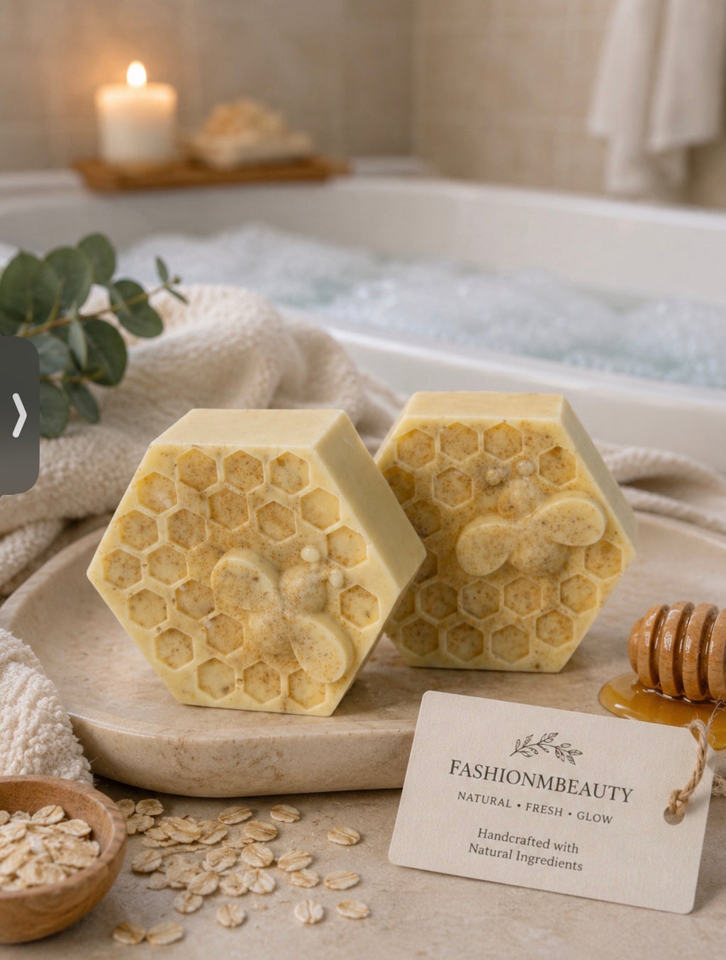 Golden Oat Milk & Honey Soap  