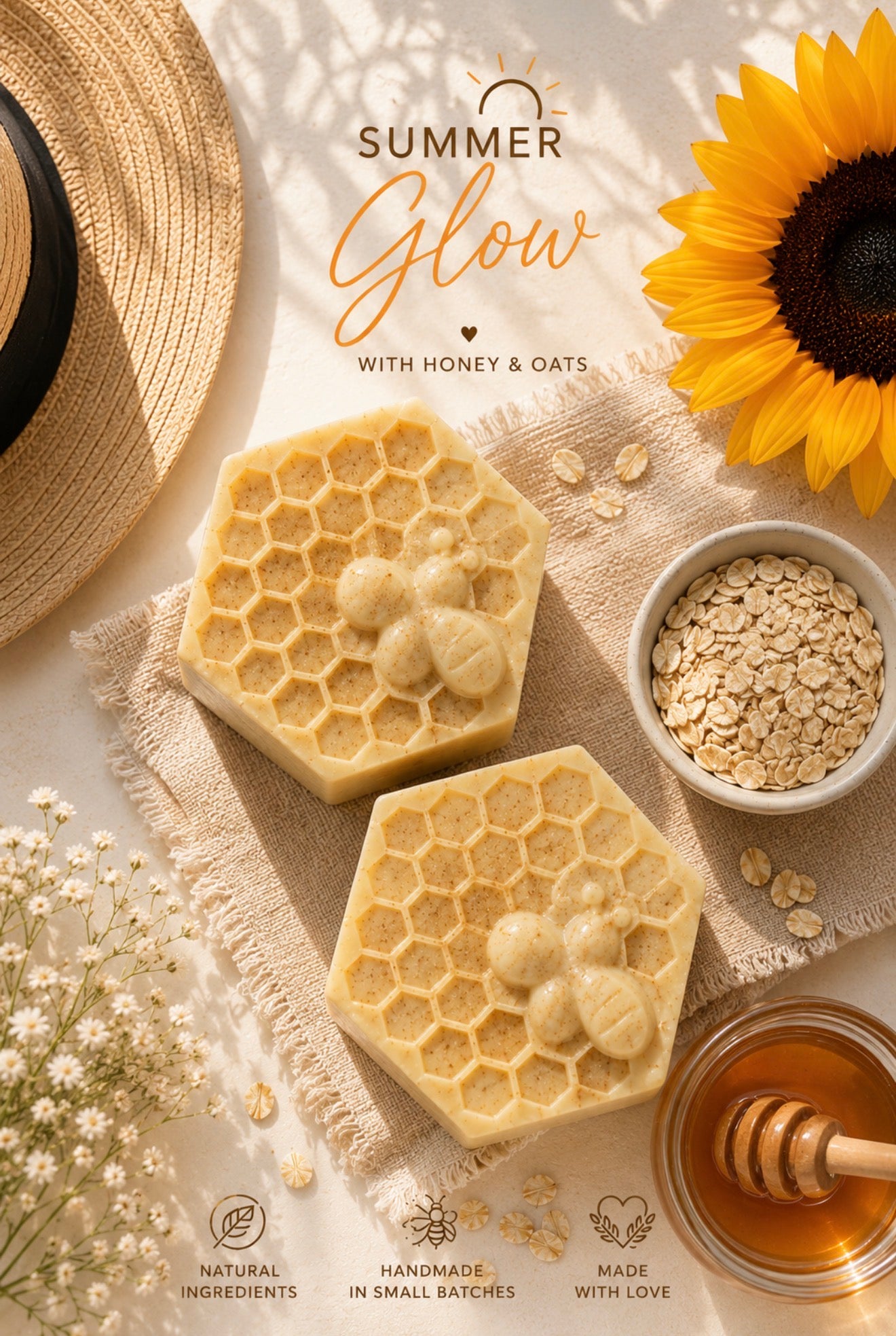 Golden Oat Milk & Honey Soap  