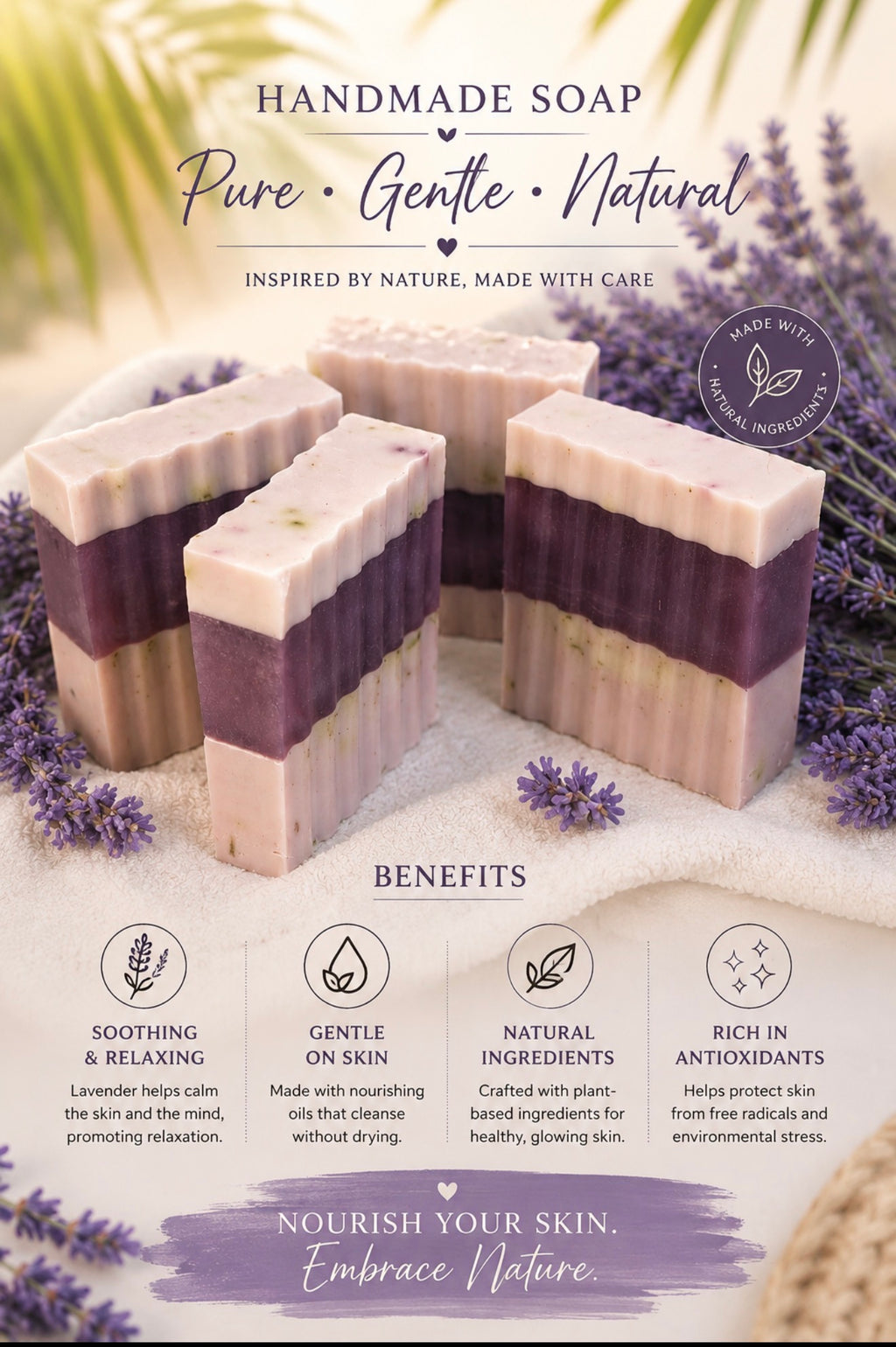 Calm Lavender Dreams Soap