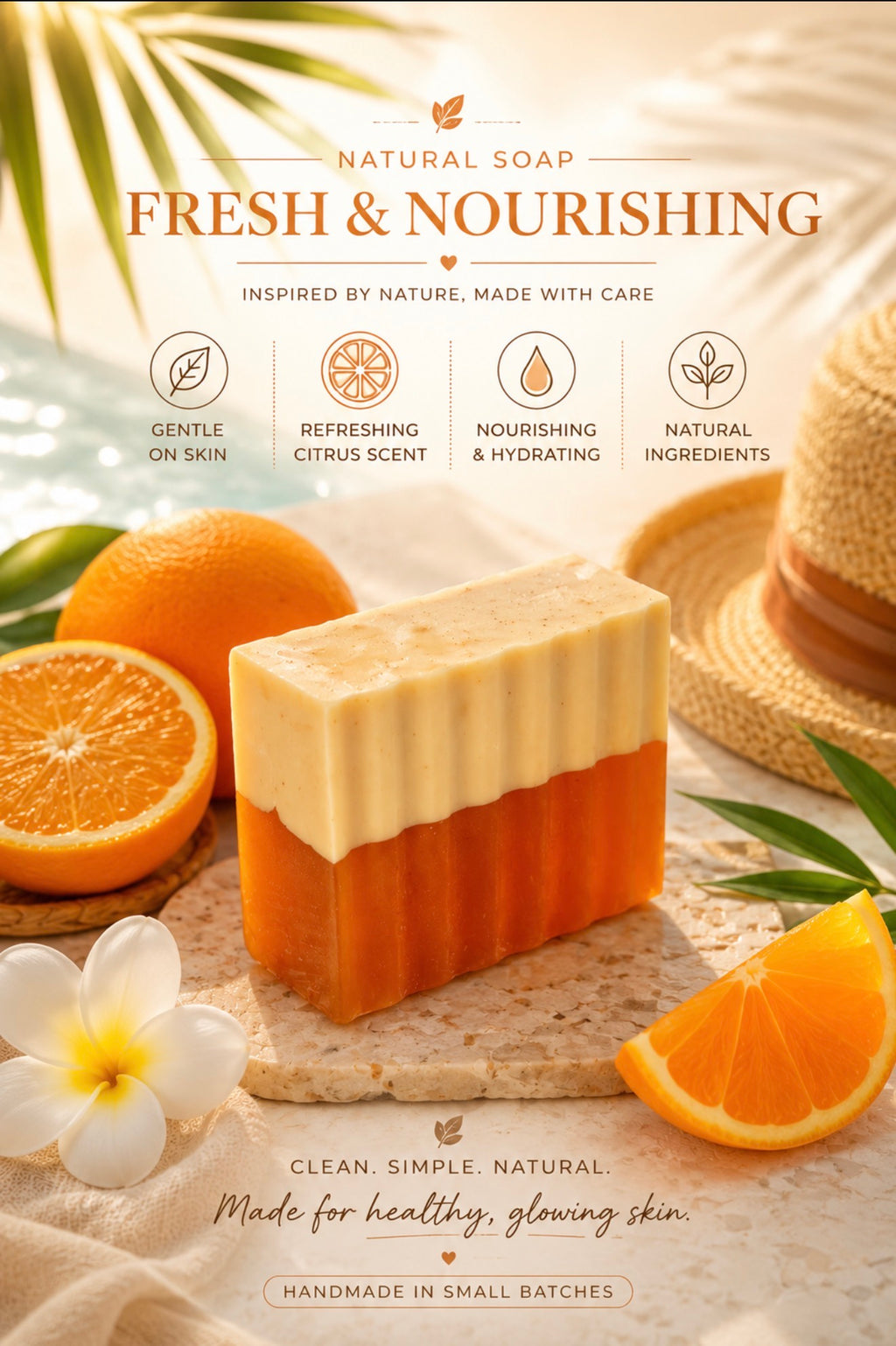 Coconut Orange - Tropical Glow Soap
